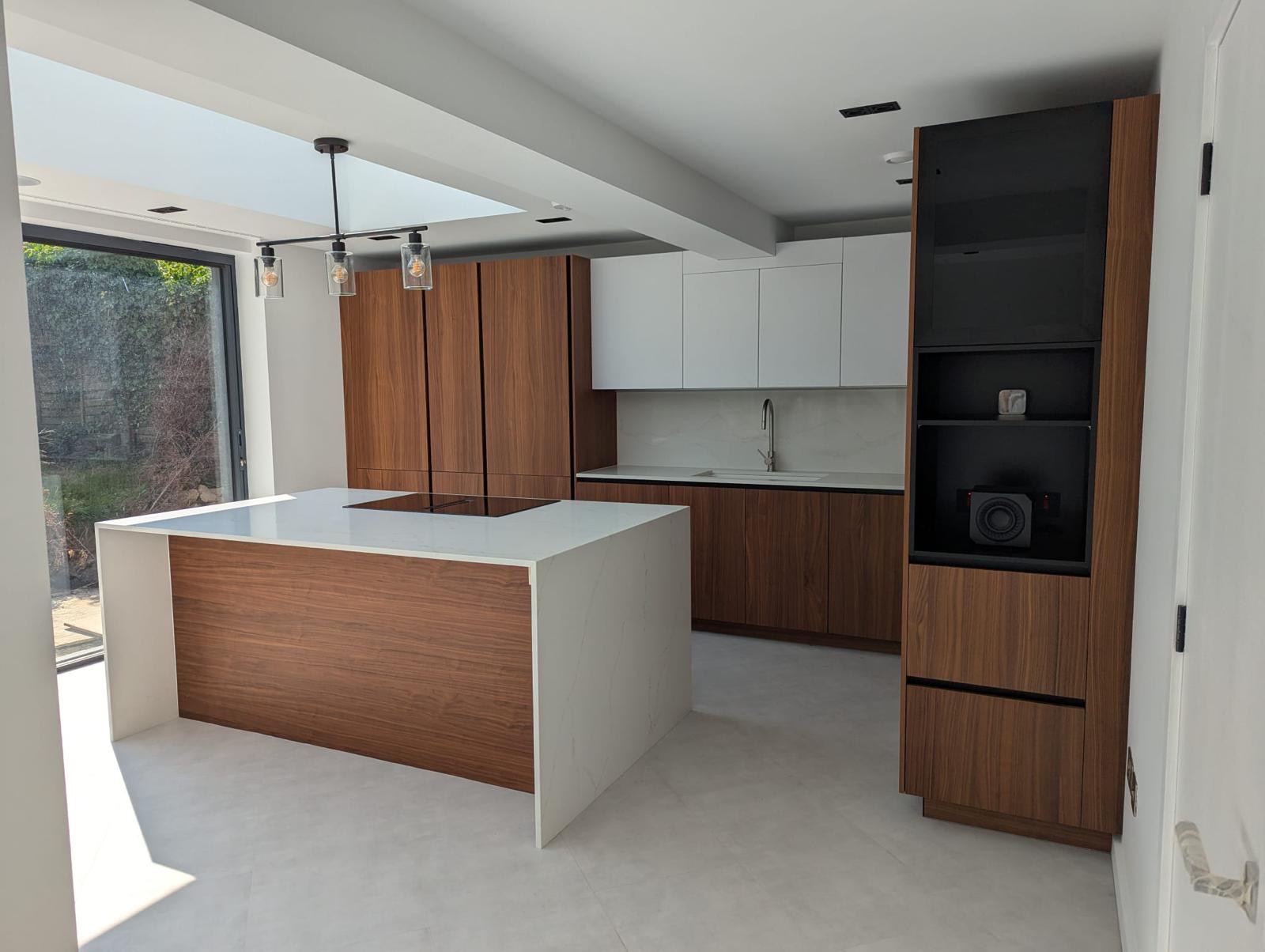 Quartz Island Feature Kitchen